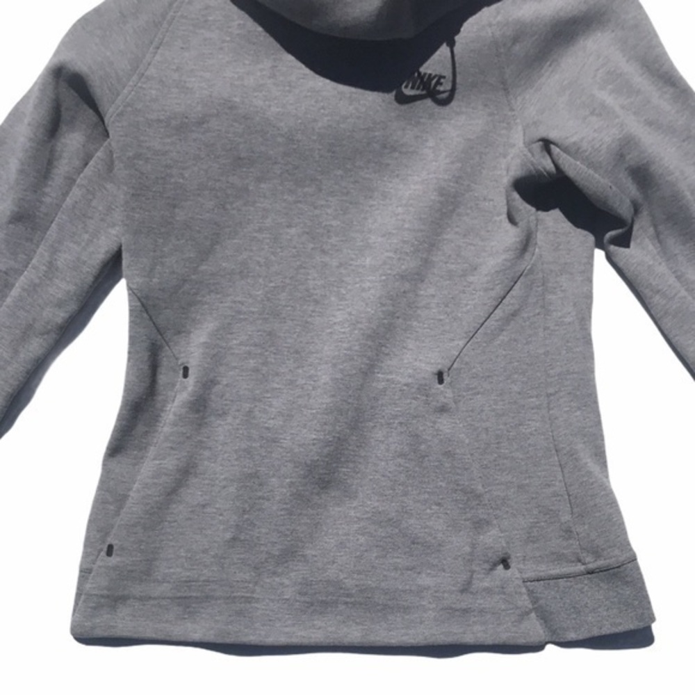 Nike Tech High Neck Hooded Training Sweatshirt - Picture 6 of 9